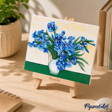 Laden Sie das Bild in den Galerie-Viewer, 3D Relief Malset - Schwertlilien, Van Gogh