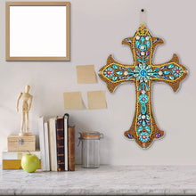 Laden Sie das Bild in den Galerie-Viewer, Dekorativer Anhänger Diamond Painting Kreuz