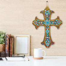 Laden Sie das Bild in den Galerie-Viewer, Dekorativer Anhänger Diamond Painting Kreuz