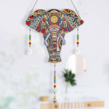 Laden Sie das Bild in den Galerie-Viewer, Türhänger Diamond Painting 5D Elefant