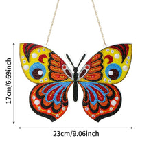 Laden Sie das Bild in den Galerie-Viewer, Türhänger Diamond Painting 5D - Schmetterling