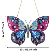 Laden Sie das Bild in den Galerie-Viewer, Türhänger Diamond Painting 5D mit Schmetterling