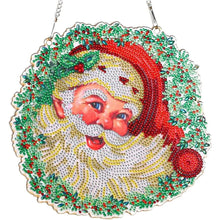 Laden Sie das Bild in den Galerie-Viewer, Türhänger Diamond Painting 5D Weihnachtsmann