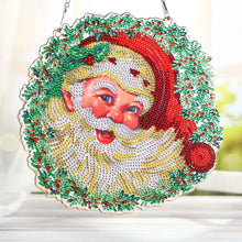 Laden Sie das Bild in den Galerie-Viewer, Türhänger Diamond Painting 5D Weihnachtsmann
