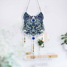 Laden Sie das Bild in den Galerie-Viewer, Spiegelhalterung Auto Diamond Painting Wolf