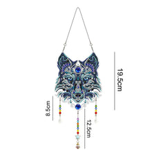 Laden Sie das Bild in den Galerie-Viewer, Spiegelhalterung Auto Diamond Painting Wolf