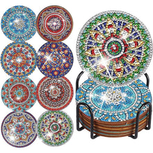 Laden Sie das Bild in den Galerie-Viewer, Untersetzer Diamond Art Mandala