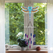Laden Sie das Bild in den Galerie-Viewer, Windspiel Diamond Painting mit Libelle
