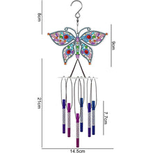 Laden Sie das Bild in den Galerie-Viewer, Windspiel Diamond Art Schmetterling