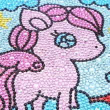 Laden Sie das Bild in den Galerie-Viewer, Diamond Painting 5D Kinder Einhorn mit Bilderrahmen