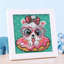 Laden Sie das Bild in den Galerie-Viewer, Diamond Painting 5D Hund mit Brille mit Bilderrahmen
