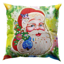Laden Sie das Bild in den Galerie-Viewer, Kissenbezug Diamond Painting 5D 30x30 cm Weihnachtsmann