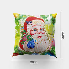 Laden Sie das Bild in den Galerie-Viewer, Kissenbezug Diamond Painting 5D 30x30 cm Weihnachtsmann