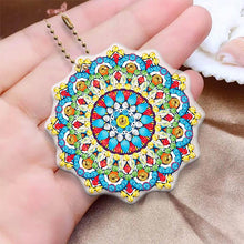 Laden Sie das Bild in den Galerie-Viewer, Schlüsselanhänger Diamond Painting 5D Mandala 8 Stück
