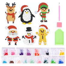 Laden Sie das Bild in den Galerie-Viewer, Aufkleber-Set Diamond Painting 2 Weihnachten für Kinder