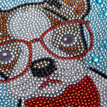 Laden Sie das Bild in den Galerie-Viewer, Set Diamond Painting 5D für Kinder - Hund mit Bilderrahmen