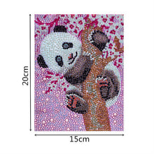 Laden Sie das Bild in den Galerie-Viewer, Diamond Painting 5D Panda für Kinder mit Bilderrahmen