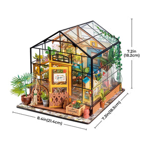 Miniaturhaus - Cathys Blumenhaus