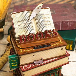 Miniaturhaus - Zeitbuchhandlung