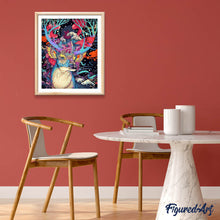 Laden Sie das Bild in den Galerie-Viewer, Malen nach Zahlen für Erwachsene | Modernes Weihnachtsrentier | Figured'Art