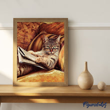 Laden Sie das Bild in den Galerie-Viewer, Malen nach Zahlen für Erwachsene | Katzenexperte | Figured'Art