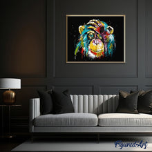 Laden Sie das Bild in den Galerie-Viewer, Malen nach Zahlen für Erwachsene | Pop Art Pavian | Figured'Art