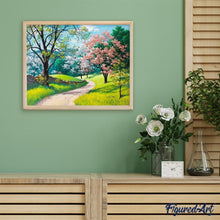 Laden Sie das Bild in den Galerie-Viewer, Malen nach Zahlen für Erwachsene | Spaziergang im Frühling | Figured'Art
