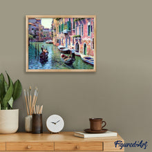 Laden Sie das Bild in den Galerie-Viewer, Malen nach Zahlen für Erwachsene | Kanäle in Venedig | Figured'Art