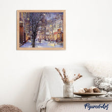 Laden Sie das Bild in den Galerie-Viewer, Malen nach Zahlen für Erwachsene | Stadt im Winter | Figured'Art