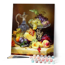 Laden Sie das Bild in den Galerie-Viewer, Malen nach Zahlen für Erwachsene | Obst und Wasserkrug | Figured'Art