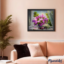 Laden Sie das Bild in den Galerie-Viewer, Malen nach Zahlen für Erwachsene | Vase am Fenster | Figured'Art