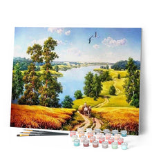 Laden Sie das Bild in den Galerie-Viewer, Malen nach Zahlen für Erwachsene | Land und Fluss | Figured'Art