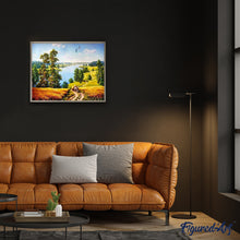 Laden Sie das Bild in den Galerie-Viewer, Malen nach Zahlen für Erwachsene | Land und Fluss | Figured'Art