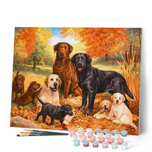 Laden Sie das Bild in den Galerie-Viewer, Malen nach Zahlen für Erwachsene | Hunde und Welpen | Figured'Art