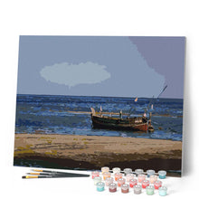 Laden Sie das Bild in den Galerie-Viewer, Malen nach Zahlen Erwachsene Fischerboot Figured'Art
