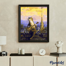 Laden Sie das Bild in den Galerie-Viewer, Malen nach Zahlen für Erwachsene | Katze mit Guitare | Figured'Art