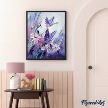 Laden Sie das Bild in den Galerie-Viewer, Malen nach Zahlen für Erwachsene | Blumen und Schmetterlinge | Figured'Art