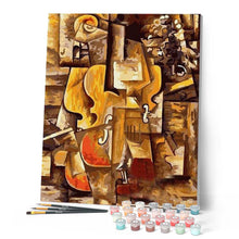 Laden Sie das Bild in den Galerie-Viewer, Malen nach Zahlen für Erwachsene | Picasso Violine und Trauben | Figured'Art