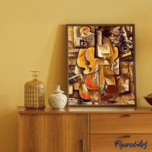 Laden Sie das Bild in den Galerie-Viewer, Malen nach Zahlen für Erwachsene | Picasso Violine und Trauben | Figured'Art