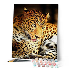 Laden Sie das Bild in den Galerie-Viewer, Malen nach Zahlen Erwachsene Leopard Figured'Art