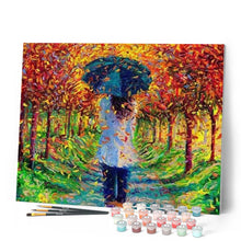 Laden Sie das Bild in den Galerie-Viewer, Malen nach Zahlen für Erwachsene | Herbstwind in den Blättern | Figured'Art