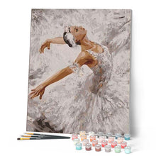 Laden Sie das Bild in den Galerie-Viewer, Malen nach Zahlen für Erwachsene | Schöne Ballerina | Figured'Art