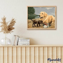 Laden Sie das Bild in den Galerie-Viewer, Malen nach Zahlen für Erwachsene | Golden Retriever Hund | Figured'Art