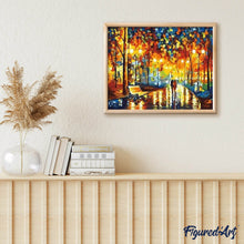 Laden Sie das Bild in den Galerie-Viewer, Malen nach Zahlen für Erwachsene | Regen im Park | Figured'Art