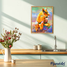 Laden Sie das Bild in den Galerie-Viewer, Pop Art Löwin