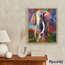Laden Sie das Bild in den Galerie-Viewer, Alter einsamer Elefant