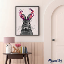 Laden Sie das Bild in den Galerie-Viewer, Malen nach Zahlen für Erwachsene | Schöne Kaninchen | Figured'Art