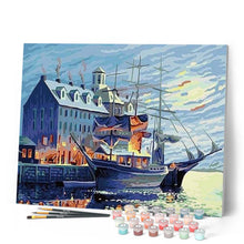 Laden Sie das Bild in den Galerie-Viewer, Malen nach Zahlen für Erwachsene | Startbereites Segelboot | Figured'Art