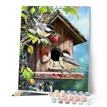 Laden Sie das Bild in den Galerie-Viewer, Malen nach Zahlen für Erwachsene | Haus der Vögel | Figured'Art