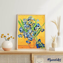 Laden Sie das Bild in den Galerie-Viewer, Malen nach Zahlen für Erwachsene | Van Gogh - Schwertlilien | Figured'Art